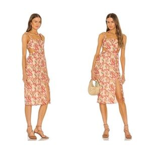 Lovers + Friends Bosworth Midi Dress xs